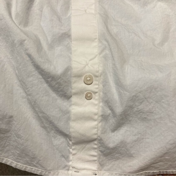 Devon Harris Men's White with Blue Gingham Sleeves 100% Cotton Button Down Shirt - Picture 12 of 12
